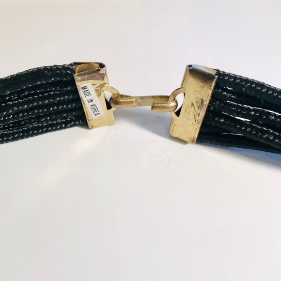 1980’s Black and Gold Embellishment Belt